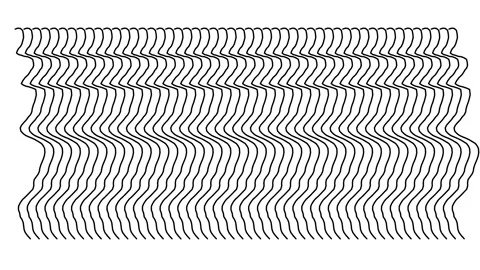 Handwritten black strokes on white background Stock Footage 202057290