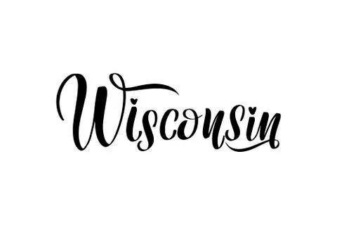 Handwritten brush lettering Stock Illustration
