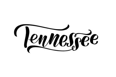 Handwritten brush lettering Stock Illustration
