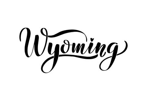 Handwritten brush lettering Stock Illustration