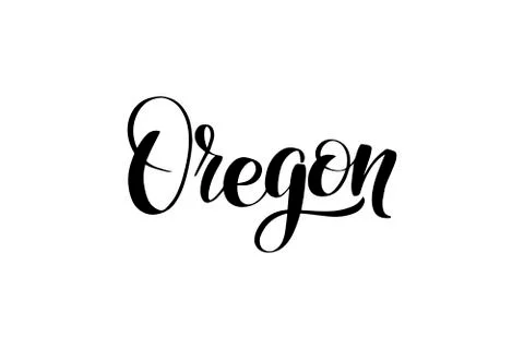 Handwritten brush lettering Stock Illustration
