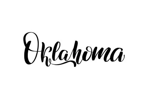 Handwritten brush lettering Stock Illustration