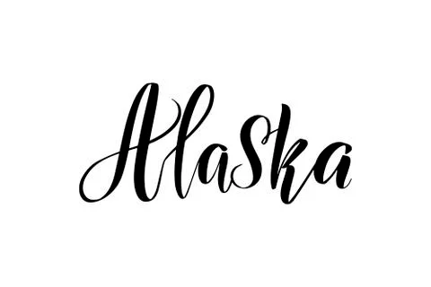 Handwritten brush lettering Stock Illustration