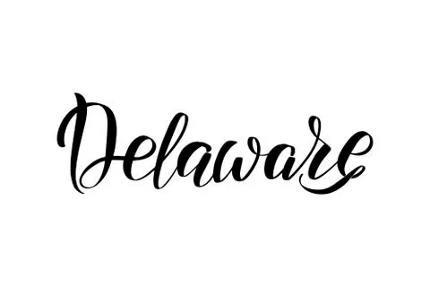 Handwritten brush lettering Stock Illustration