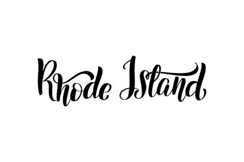 Handwritten brush lettering Stock Illustration