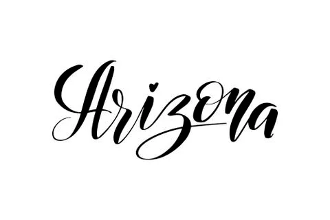 Handwritten brush lettering Stock Illustration