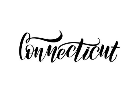 Handwritten brush lettering Stock Illustration