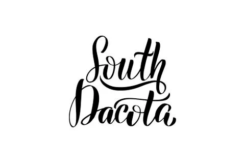 Handwritten brush lettering Stock Illustration