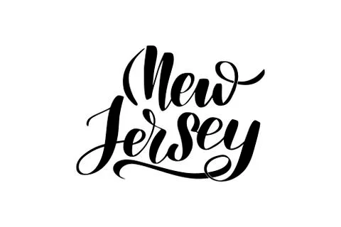Handwritten brush lettering Stock Illustration
