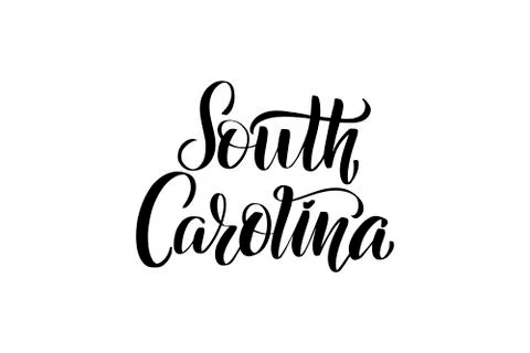 Handwritten brush lettering Stock Illustration