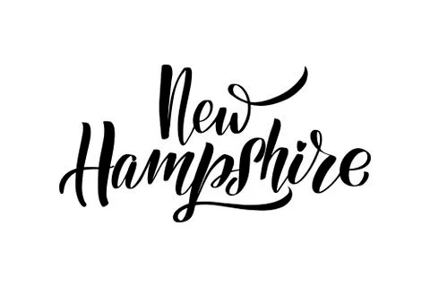 Handwritten brush lettering Stock Illustration