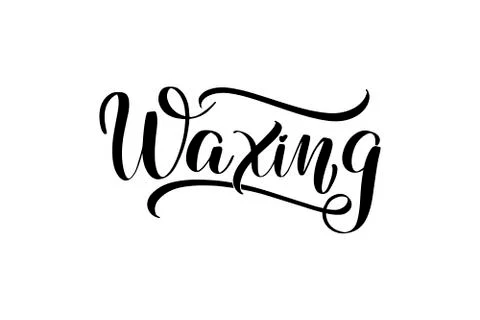 Handwritten brush lettering Stock Illustration