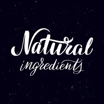 Handwritten calligraphy text, chalk on a blackboard Stock Illustration
