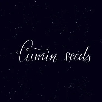 Handwritten calligraphy text, chalk on a blackboard Stock Illustration