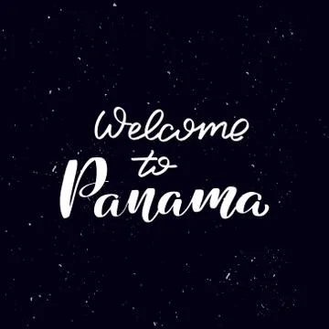 Handwritten calligraphy text, chalk on a blackboard Stock Illustration