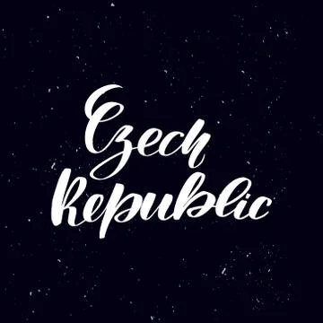 Handwritten calligraphy text, chalk on a blackboard Stock Illustration