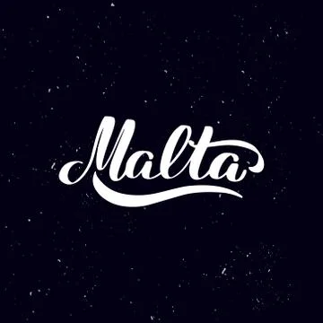 Handwritten calligraphy text, chalk on a blackboard Stock Illustration
