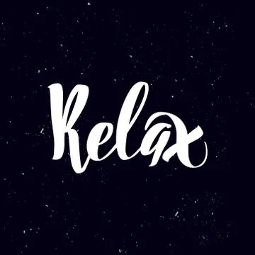 Handwritten calligraphy text, chalk on a blackboard Stock Illustration