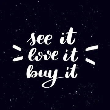 Handwritten calligraphy text, chalk on a blackboard Stock Illustration