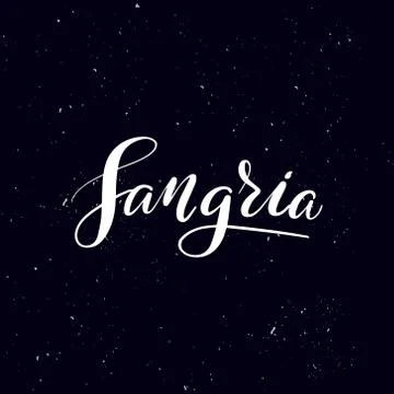 Handwritten calligraphy text, chalk on a blackboard Stock Illustration