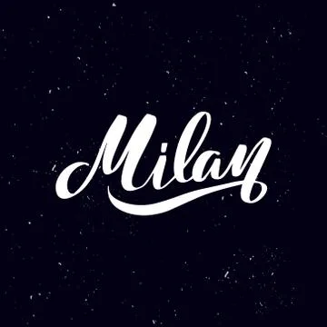 Handwritten calligraphy text, chalk on a blackboard Stock Illustration