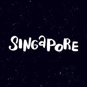 Handwritten calligraphy text, chalk on a blackboard Stock Illustration