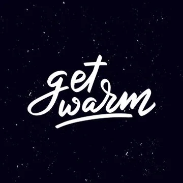 Handwritten calligraphy text, chalk on a blackboard Stock Illustration