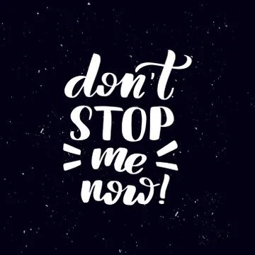 Handwritten calligraphy text, chalk on a blackboard Stock Illustration