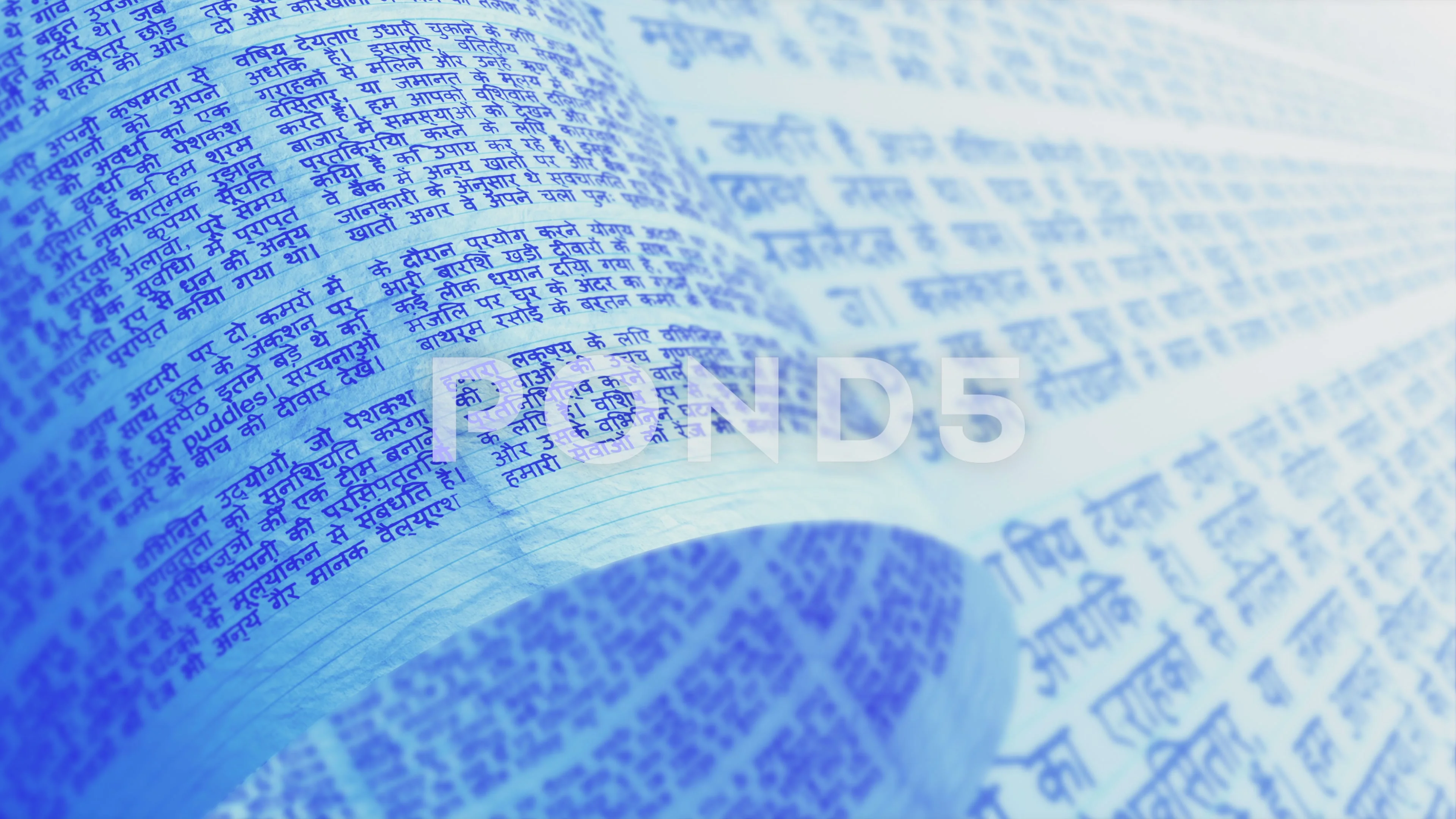 Handwritten letter with undefined text i... | Stock Video | Pond5