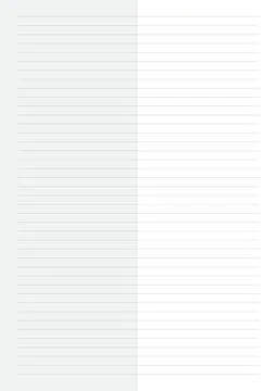 Handwritten Study Notes on Paper – Education and Learning Concept Stock Illustration