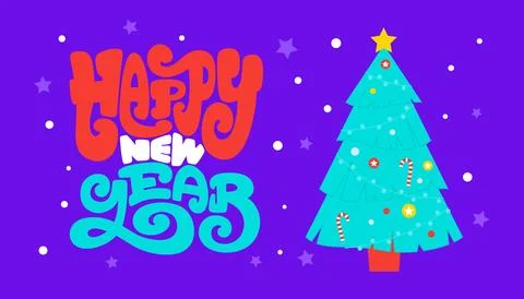 Handwritten style font Stock Illustration