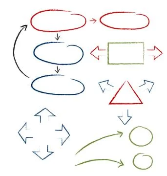 Handwritten symbols Stock Illustration