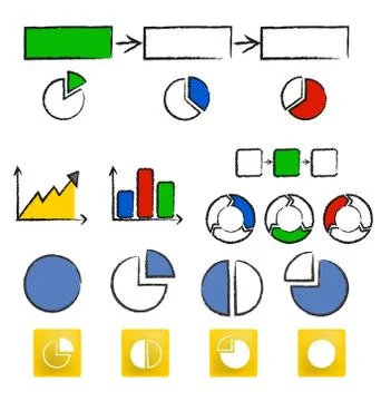 Handwritten symbols Stock Illustration