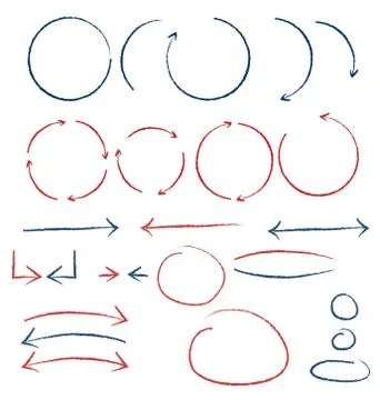 Handwritten symbols Stock Illustration
