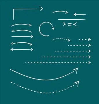 Handwritten symbols Stock Illustration