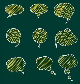 Handwritten symbols Stock Illustration
