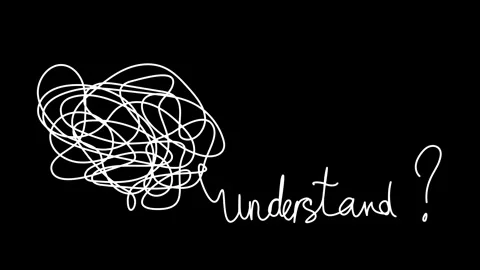 Handwritten  understand  question Stock Footage 296547720