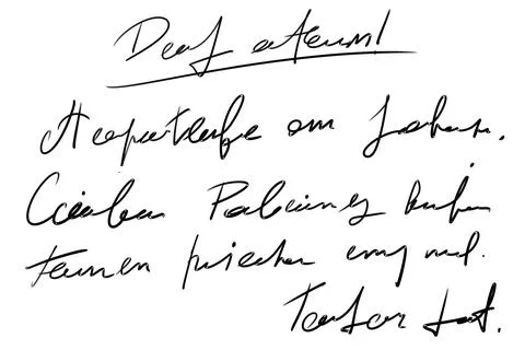 Handwritten Unreadable text. Stockillustratie