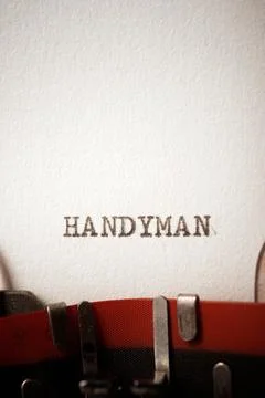 Handyman concept view Stock Photos