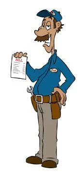 The handyman Stock Illustration