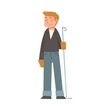 Handyman or Fixer as Skilled Man Engaged in Home Repair Work Vector Illustration Stock Illustration