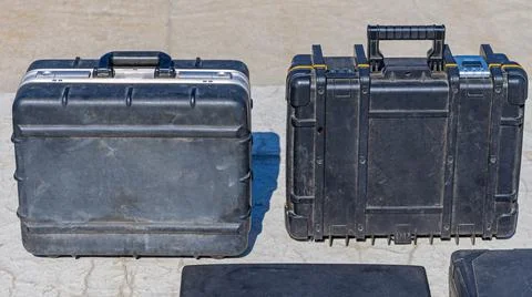 Handyman Tool Boxes Stock Photos