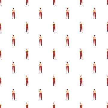 Handyman worker seamless pattern representing home service professionals 스톡 일러스트