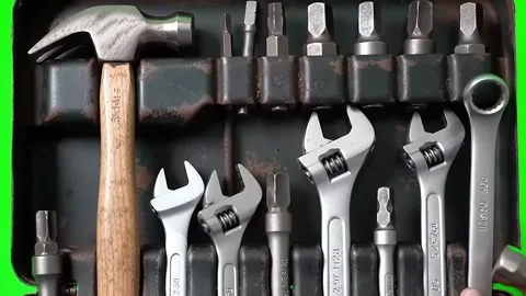 Handyman's Toolkit Essential Tools for DIY Projects and Repairs Video stock 317216854