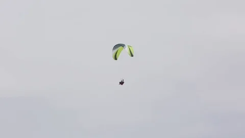 Hang Glider In Air Stock Footage 79426026