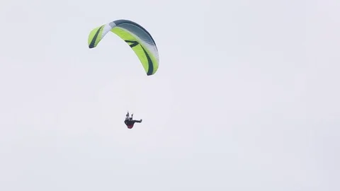 Hang Glider Drifting Stock Footage 79426049