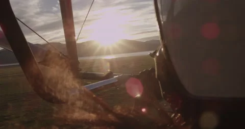 Hang Glider Flying Bundle 1 - 4096 x 2160 Stock Footage 221242335