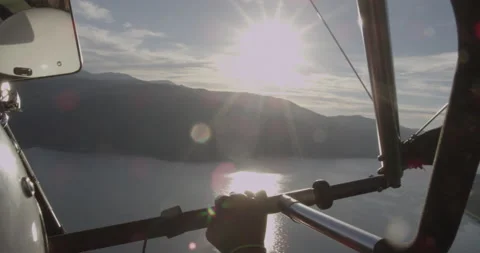 Hang Glider Flying Bundle 2 - 4096 x 2160 Stock Footage 221246441