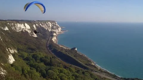 Hang Glider Vídeo Stock 8846365
