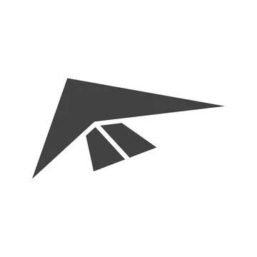 Hang Glider icon vector image. Stockillustratie